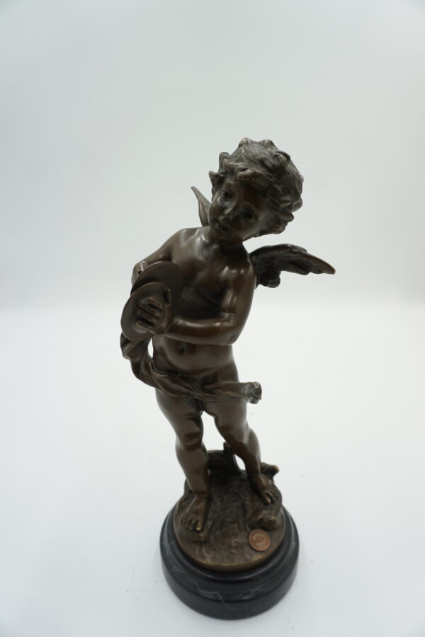 FIGURA Z BRĄZU ANIOŁ AMOR