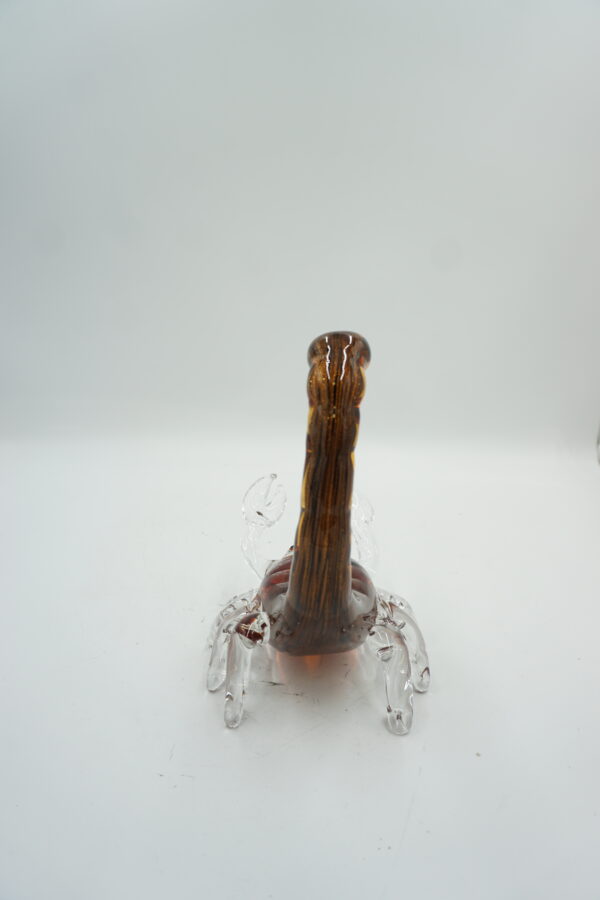 SZKLANA FIGURA STYL MURANO, SKORPION