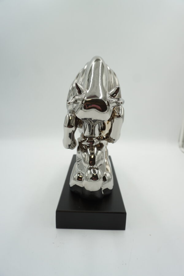 ZŁOTA CERAMICZNA FIGURA BYK HOSSA