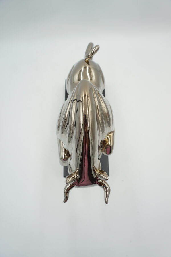 ZŁOTA CERAMICZNA FIGURA BYK HOSSA