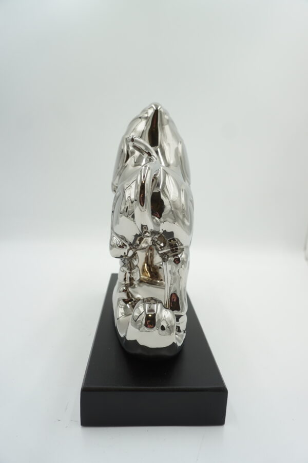 ZŁOTA CERAMICZNA FIGURA BYK HOSSA