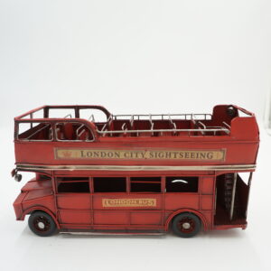 METALOWY MODEL POJAZD DWUPIĘTROWY AUTOBUS AUTOKAR