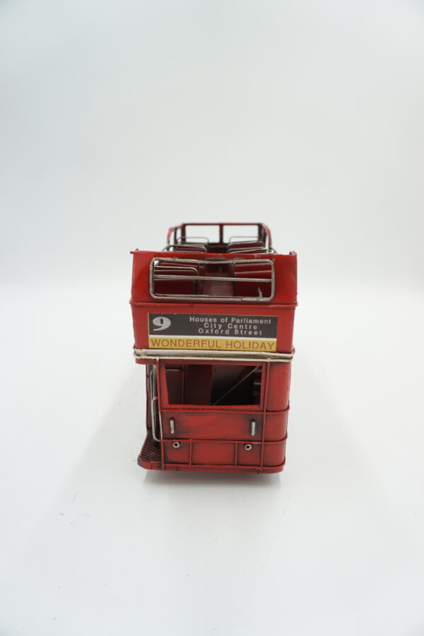 METALOWY MODEL POJAZD DWUPIĘTROWY AUTOBUS AUTOKAR