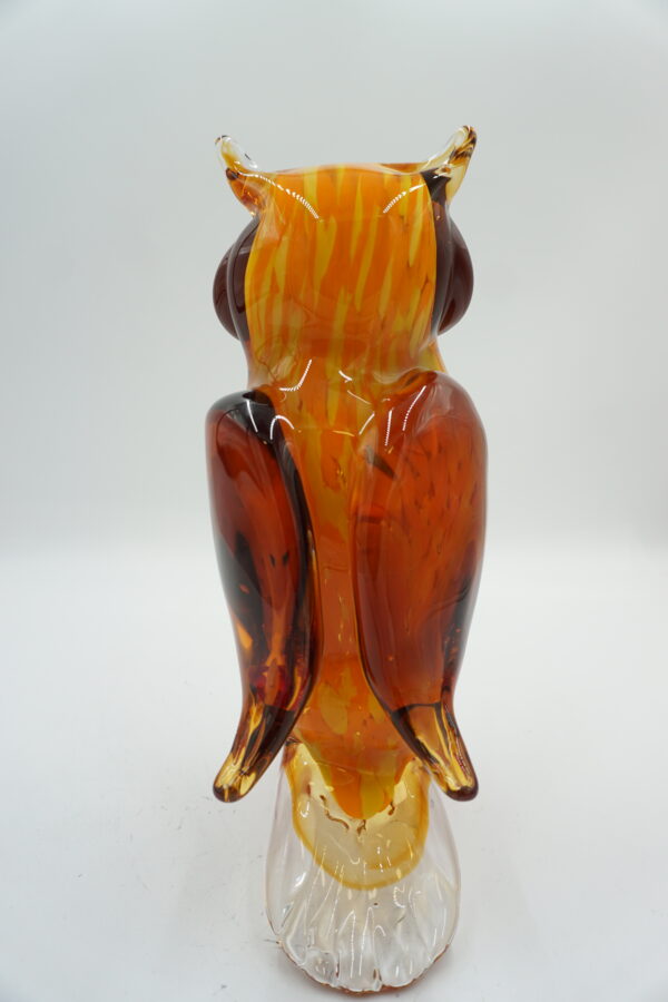 SZKŁO W STYLU MURANO, FIGURA SOWA