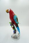 SZKŁO W STYLU MURANO, FIGURA PAPUGA