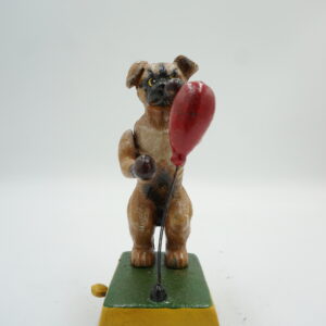 ŻELIWNA RUCHOMA ZABAWKA PIES BOKSER