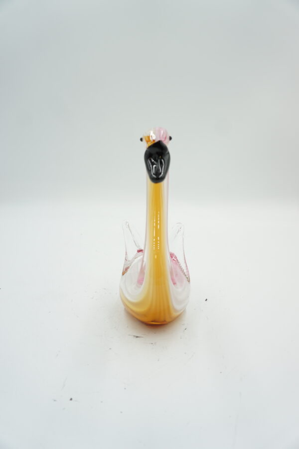 SZKŁO W STYLU MURANO, FIGURA ŁABĘDŹ