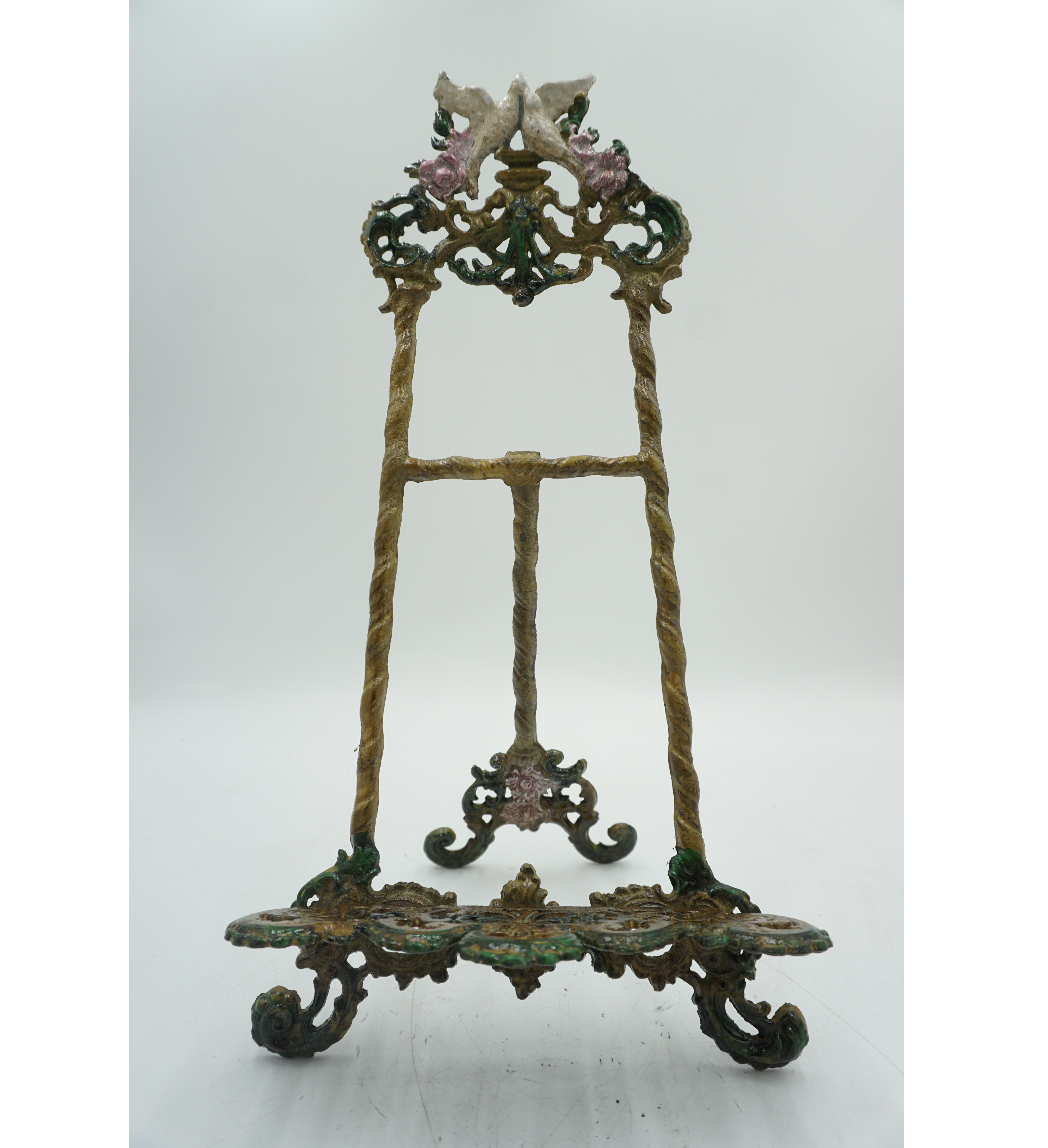 STYLOWA ŻELIWNA SZTALUGA PTASZKI GOŁĘBIE