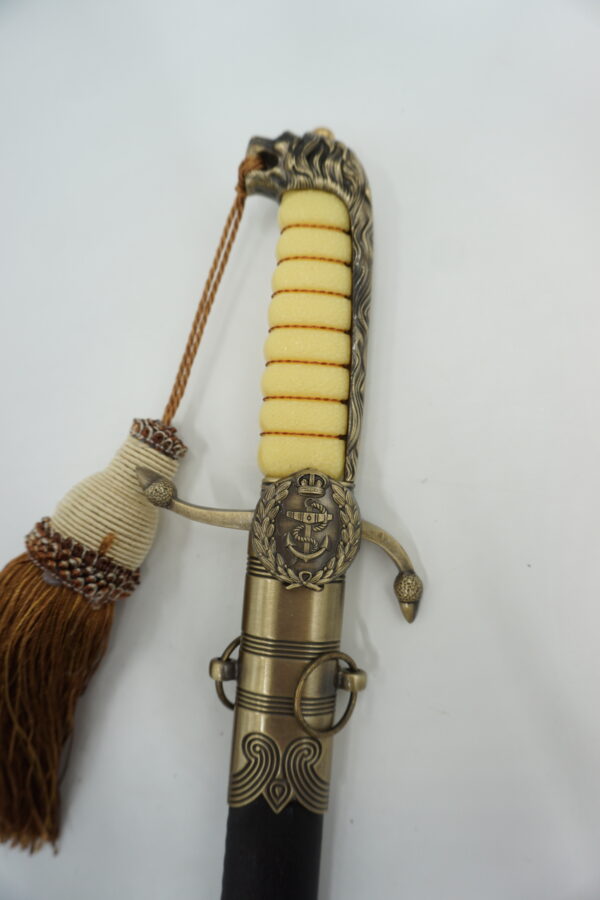 SZABLA CEREMONIALNA Z POCHWĄ KOTWICA