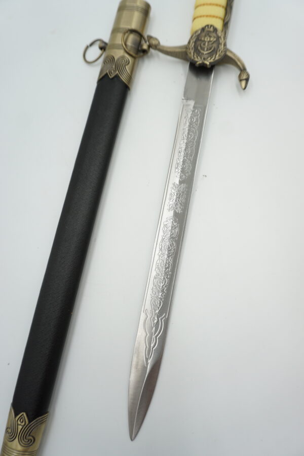 SZABLA CEREMONIALNA Z POCHWĄ KOTWICA