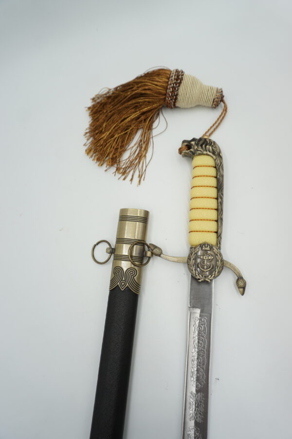 SZABLA CEREMONIALNA Z POCHWĄ KOTWICA