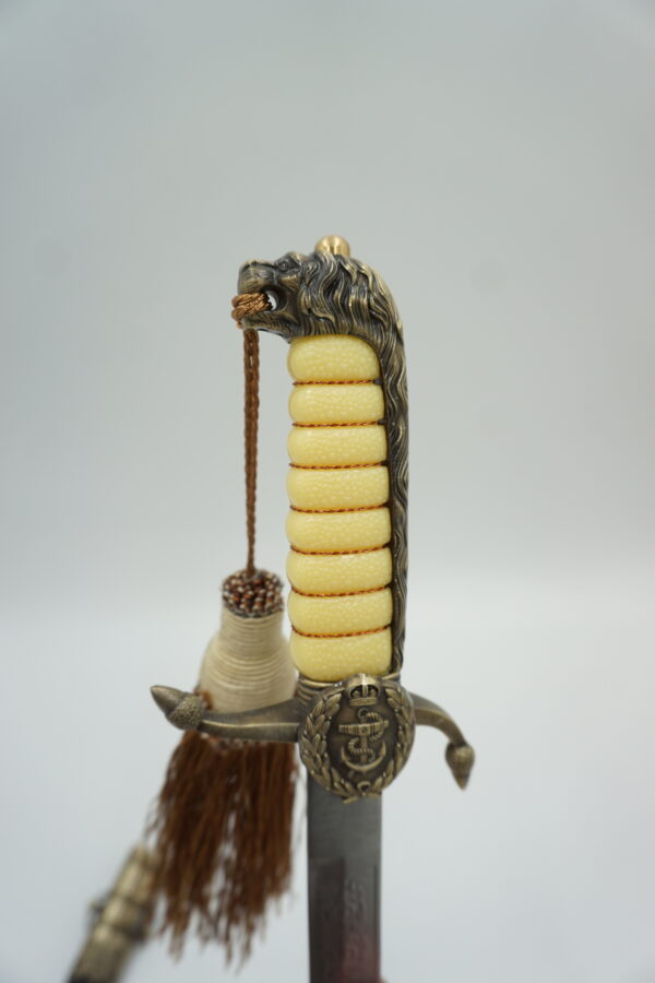 SZABLA CEREMONIALNA Z POCHWĄ KOTWICA