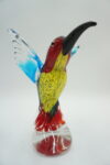 SZKLANA FIGURA PTAK ZIMORODEK STYL MURANO