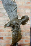 OGROMNY ORZEŁ W LOCIE FIGURA Z BRĄZU wys 91cm JAK ŻYWY