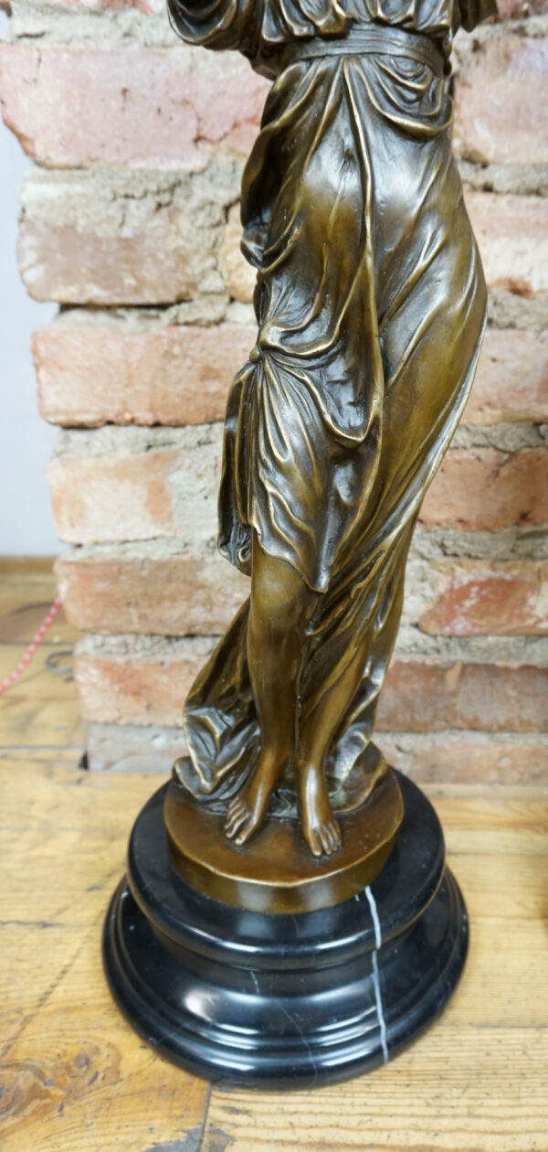 KOBIETY Z DZBANAMI DUŻE FIGURY Z BRĄZU PARA BOGINIE wys 70cm