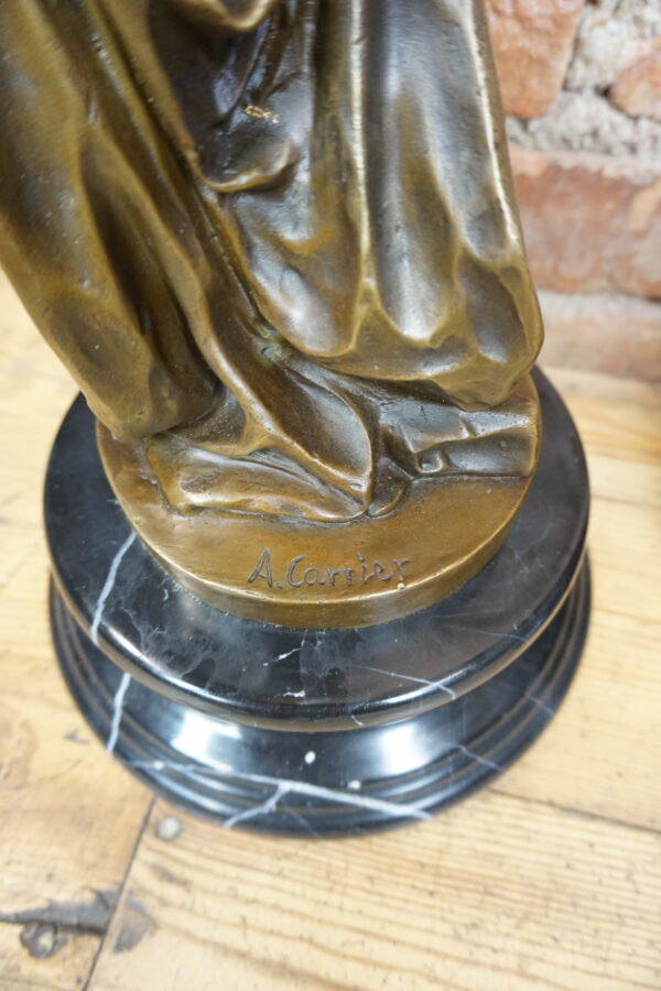 KOBIETY Z DZBANAMI DUŻE FIGURY Z BRĄZU PARA BOGINIE wys 70cm