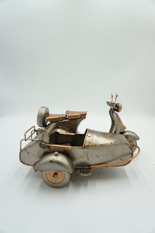 METALOWY MODEL MOTOR MOTOCYKL DWUOSOBOWY KOLEKCJONERSKI PREZENT