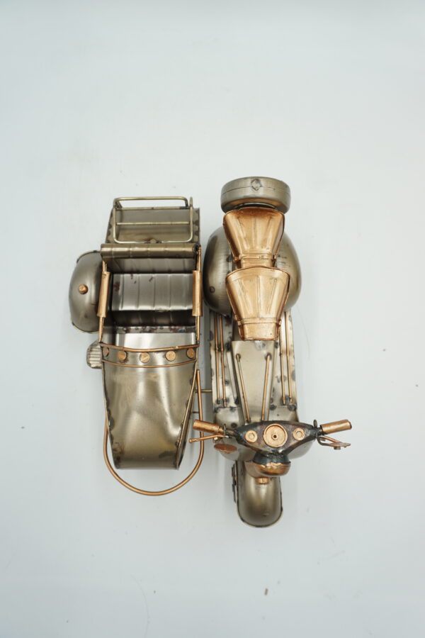 METALOWY MODEL MOTOR MOTOCYKL DWUOSOBOWY KOLEKCJONERSKI PREZENT