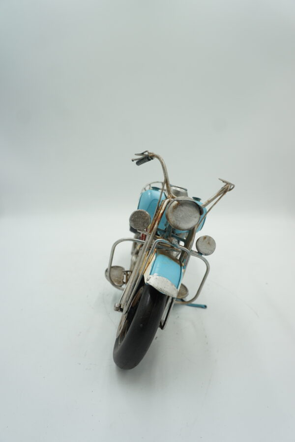 METALOWY MODEL NIEBIESKI MOTOR KOLEKCJONERSKI PREZENT.