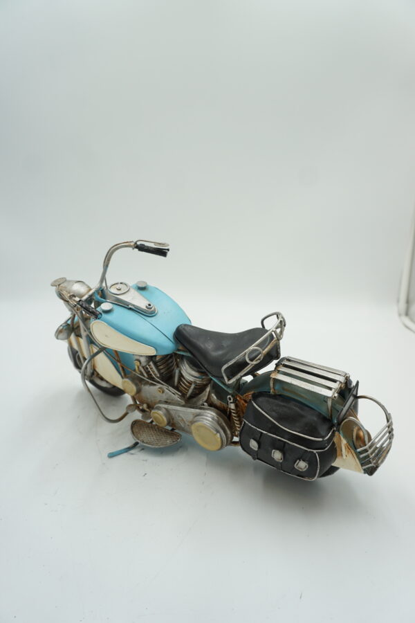 METALOWY MODEL NIEBIESKI MOTOR KOLEKCJONERSKI PREZENT.