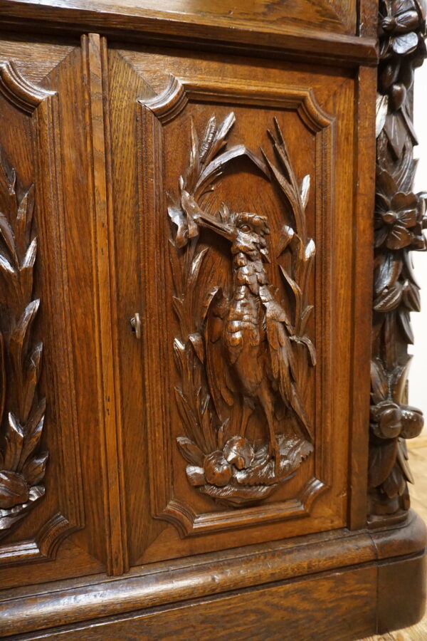 SEKRETERA SEKRETARZYK MYŚLIWSKI STARY RZEŹBY ŻYWYCH ZWIERZĄT BAREK