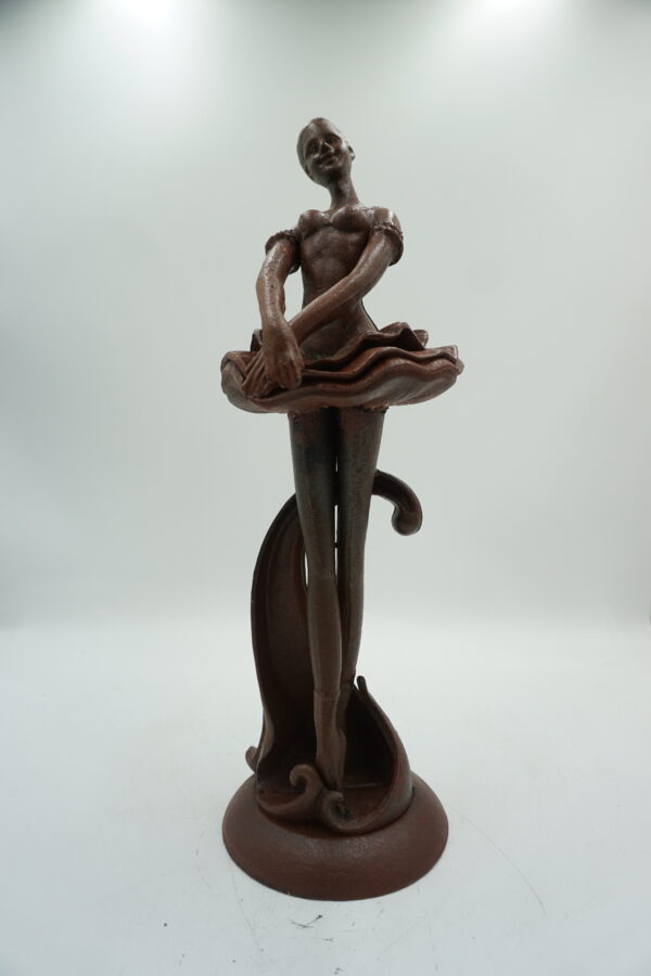 ŻELIWNA FIGURKA BALETNICA BALERINA