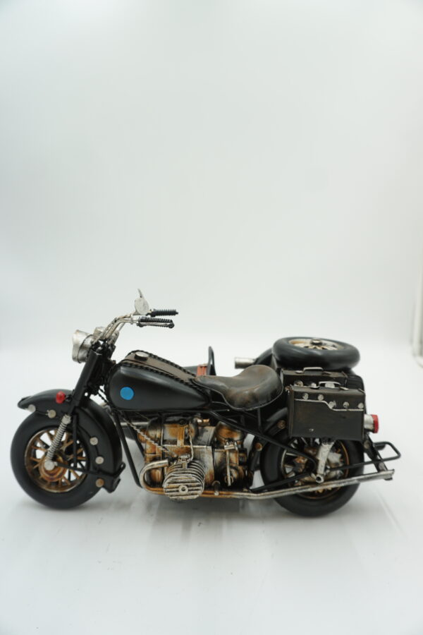 METALOWY MODEL MOTOR MOTOCYKL DWUOSOBOWY KOLEKCJONERSKI PREZENT