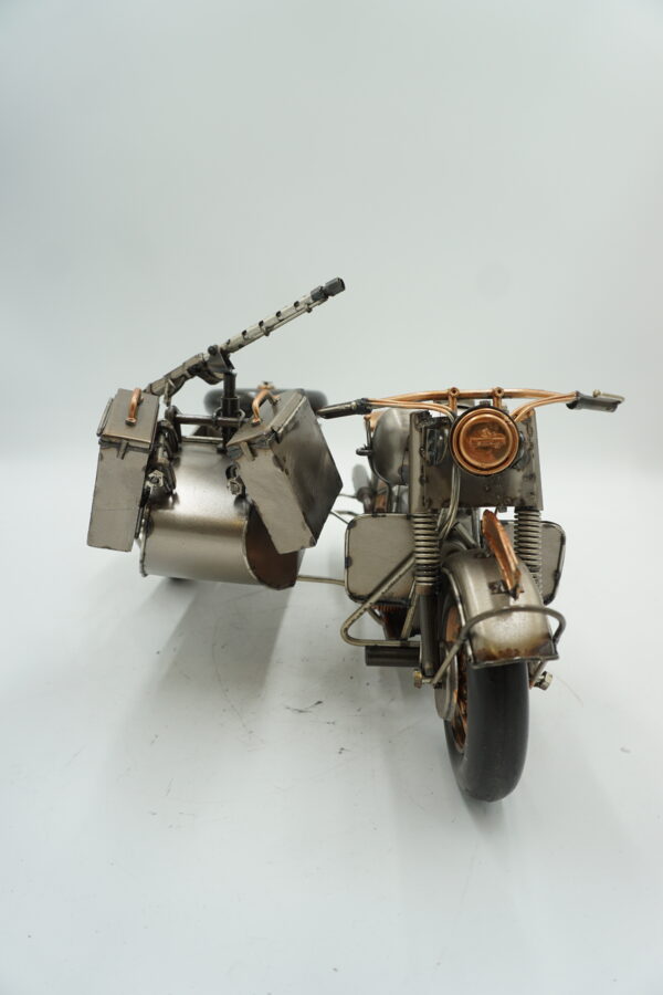 METALOWY MODEL MOTOR MOTOCYKL DWUOSOBOWY KOLEKCJONERSKI PREZENT