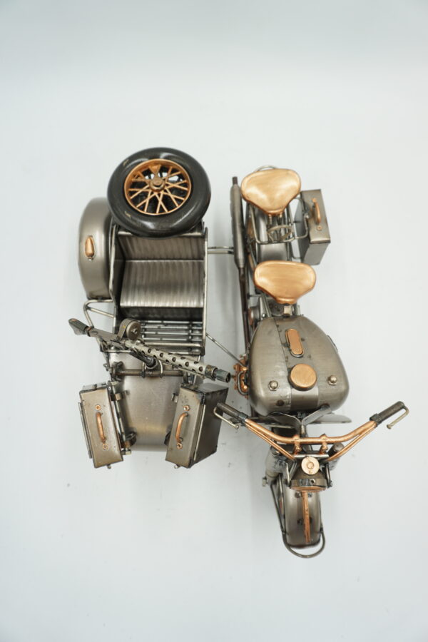 METALOWY MODEL MOTOR MOTOCYKL DWUOSOBOWY KOLEKCJONERSKI PREZENT