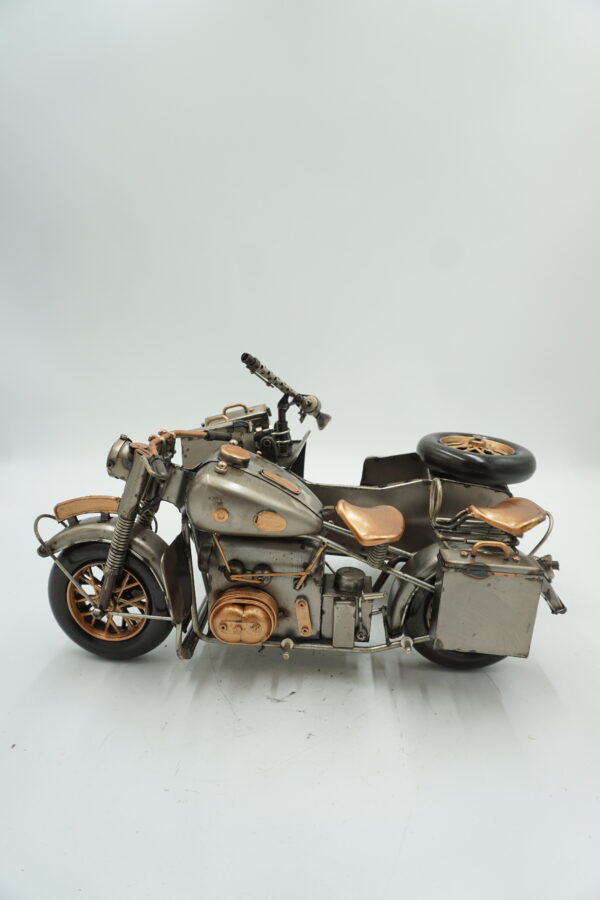 METALOWY MODEL MOTOR MOTOCYKL DWUOSOBOWY KOLEKCJONERSKI PREZENT