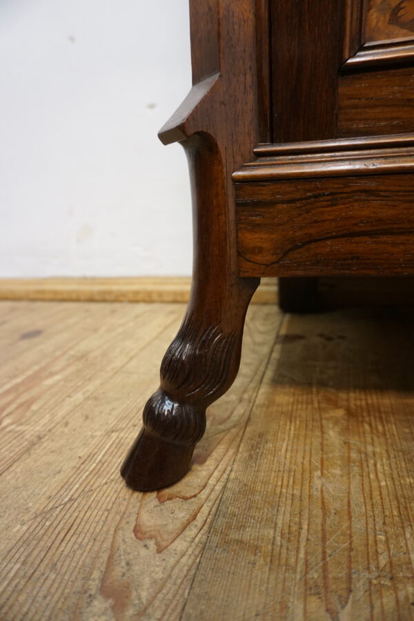 WITRYNA NEOGOTYCKA Z INTARSJĄ PALISANDER FRANCJA 1850r -1870r