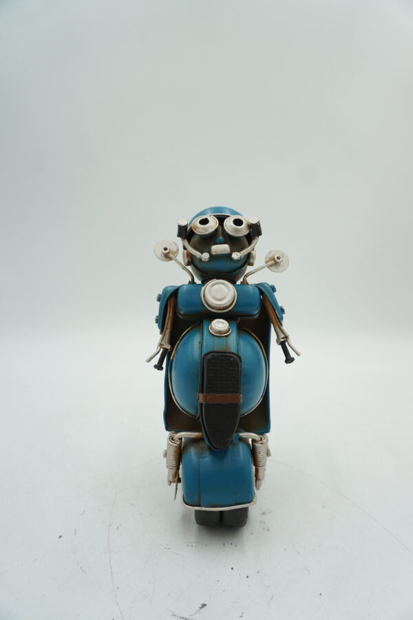 METALOWY MODEL ZABAWKA ROBOT