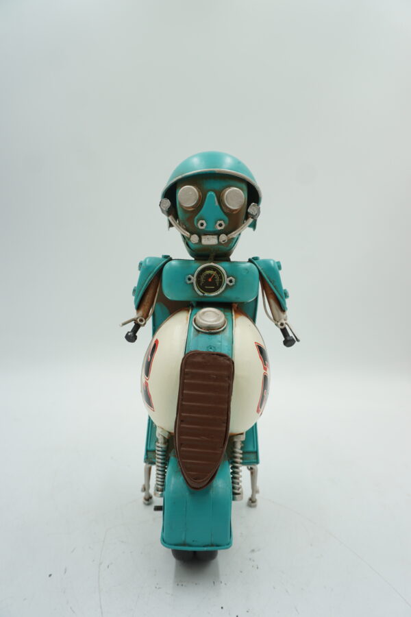 METALOWY MODEL ZABAWKA ROBOT