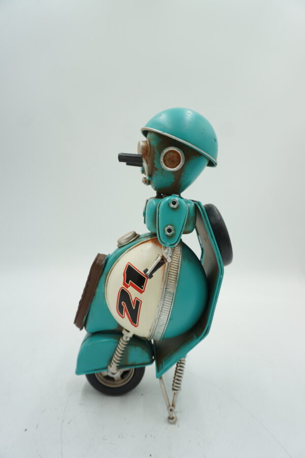 METALOWY MODEL ZABAWKA ROBOT