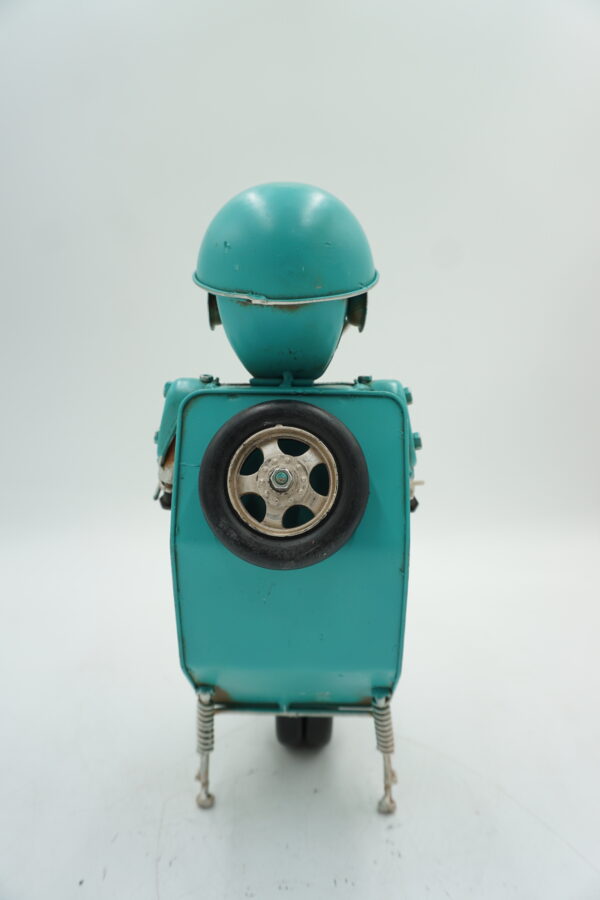 METALOWY MODEL ZABAWKA ROBOT