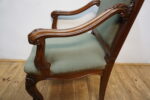 STARY DOSTOJNY FOTEL DO BIURKA RZEŻBIONY GŁOWY NA LWICH ŁAPACH SPRĘŻYNY