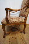 DOSTOJNY DUŻY FOTEL RZEŻBIONY GOBELIN KOPYTA