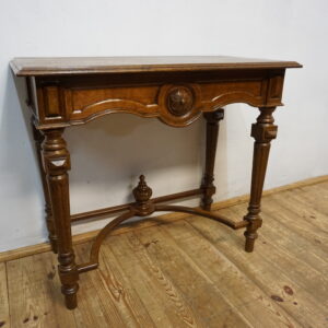 STARA DĘBOWA KONSOLA PRZYŚCIENNA LITY DĄB