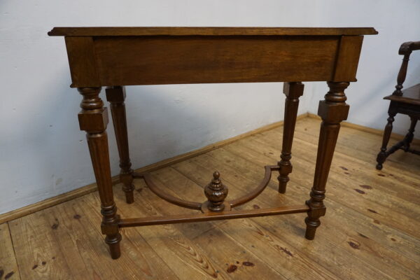 STARA DĘBOWA KONSOLA PRZYŚCIENNA LITY DĄB