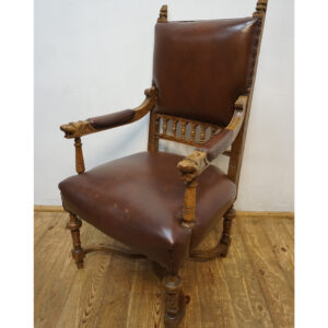 DOSTOJNY FOTEL DO BIURKA SKÓRA