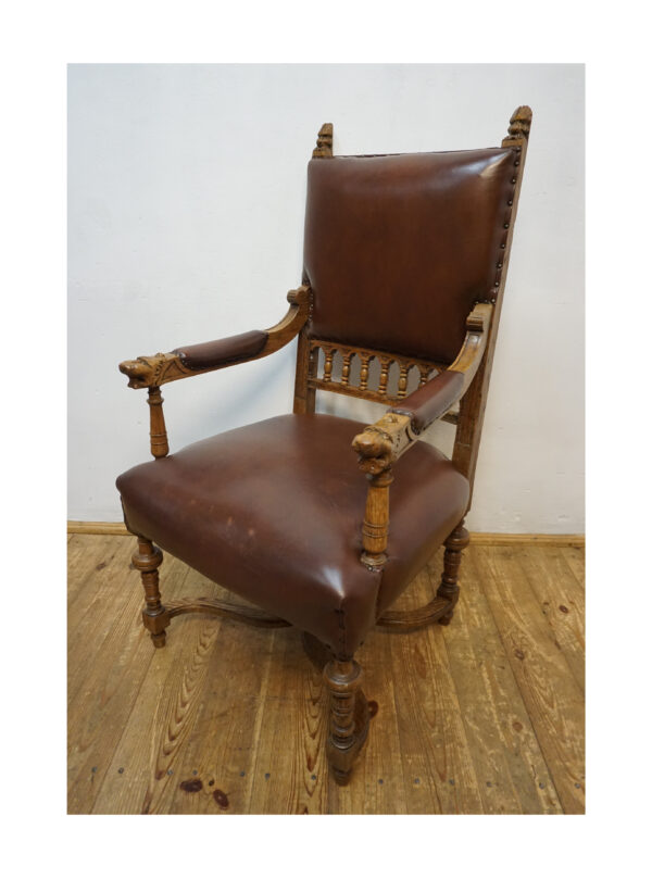 DOSTOJNY FOTEL DO BIURKA SKÓRA