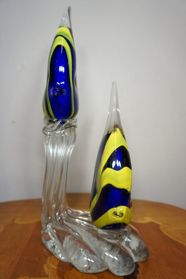SZKLANA FIGURKA RYBY RYBKI W STYLU MURANO