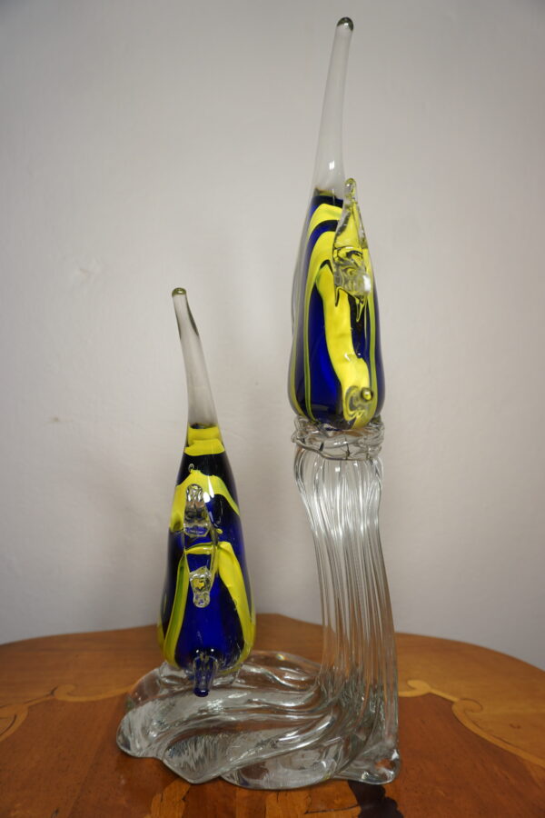 SZKLANA FIGURKA RYBY RYBKI W STYLU MURANO