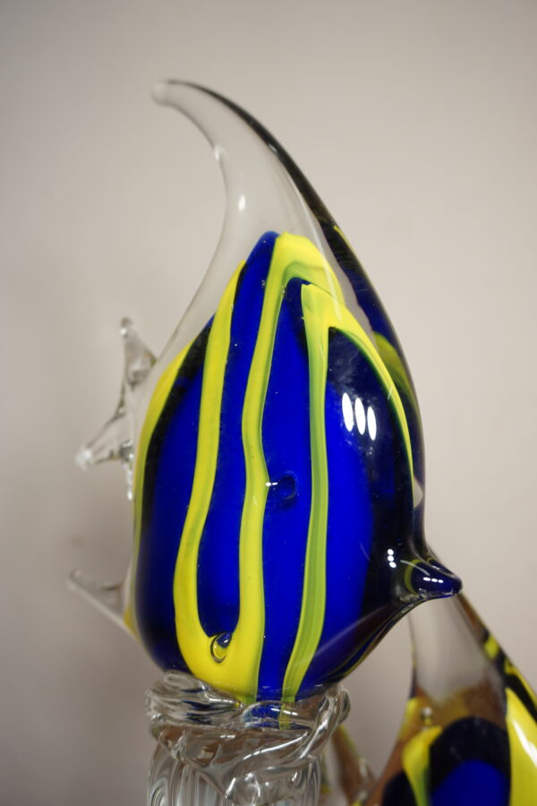 SZKLANA FIGURKA RYBY RYBKI W STYLU MURANO
