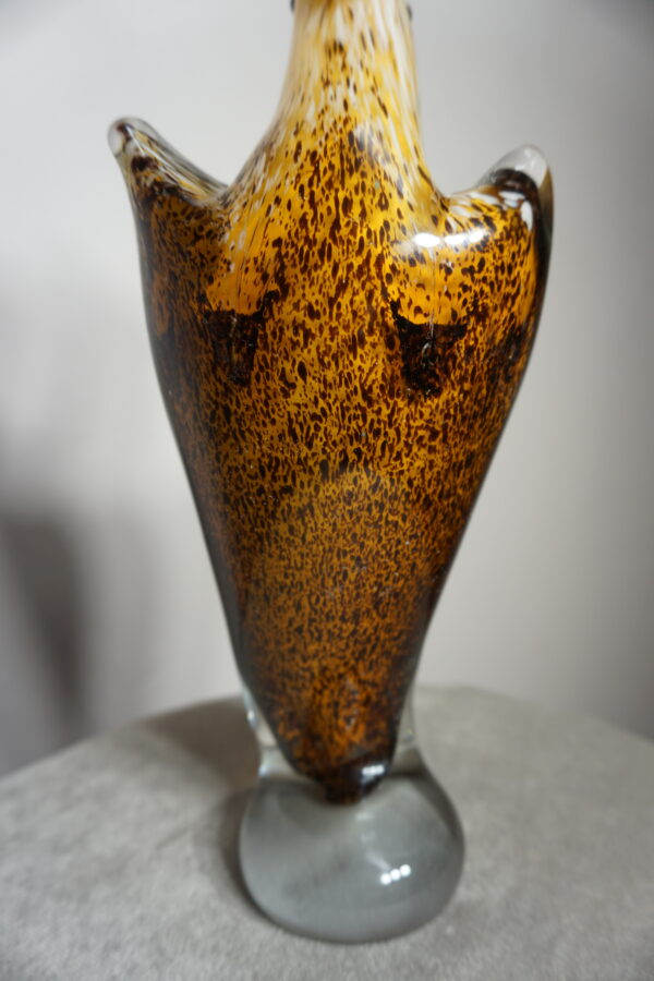 SZKŁO W STYLU MURANO, FIGURKA ORZEŁ