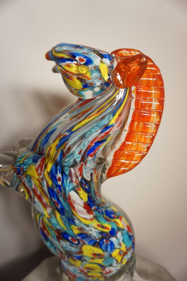 SZKŁO W STYLU MURANO, FIGURKA KONIA NA DWÓCH KOPYTACH!