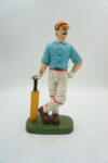 ŻELIWNA FIGURKA GRACZ W KRYKIETA