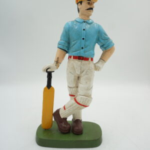 ŻELIWNA FIGURKA GRACZ W KRYKIETA