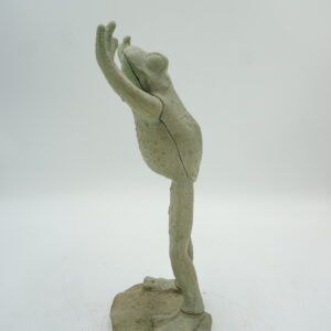 ŻELIWNA FIGURKA ŻABA