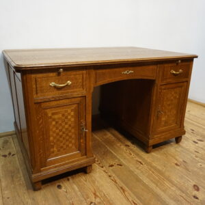 DWUSTRONNE DWUOSOBOWE BIURKO W STYLU KLASYCZNYM 1920-1930 r